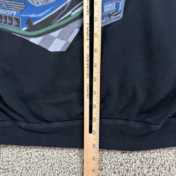 Dean Thompson Hoodie Womens Medium Black Stock Racing Sweatshirt READ - Picture 6 of 13